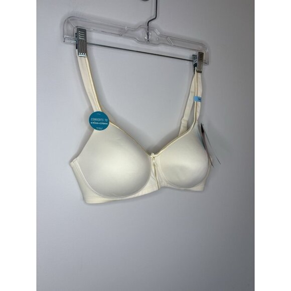 VANITY FAIR NEW Full Coverage Bra Womens 36C Converts Criss Cross Body Caress - Picture 2 of 7